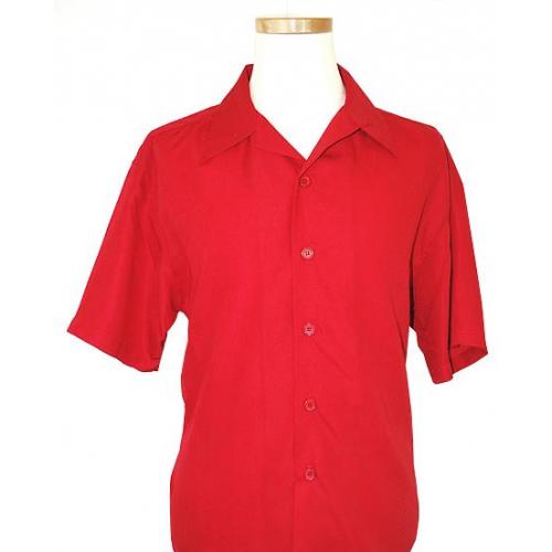 Pronti Red 100% Micro Polyester Shirt S2472